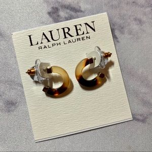 Ralph Lauren Small Tortoise Shell Earrings